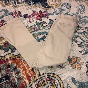 Size 0 Regular Bootcut Pants khaki Old Navy